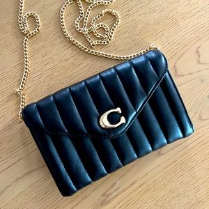 Coach quilted crossbody purse